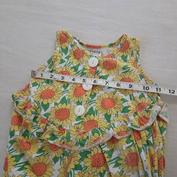 Vintage Sunflower Floral Bubble Romper 9-12 months - Picture 5 of 5